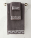 Matouk Adelphi Hand Towel In Charcoal