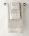 Matouk Adelphi Cotton Hand Towel In Sterling