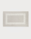 Matouk Adelphi Bath Rug, 21" X 34" In Sterling