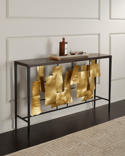 Ambella Collage Console Table In Black