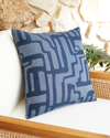 Elaine Smith Noble Outdoor Pillow In Blue