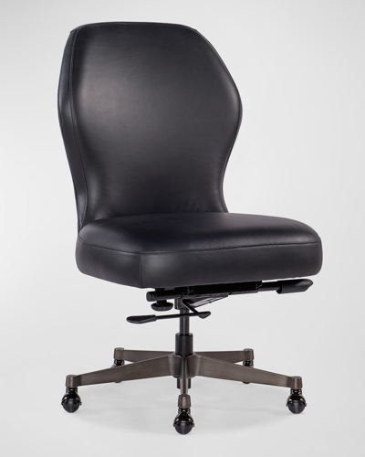 Hooker Furniture Harlowe Executive Swivel Tilt Chair In Black