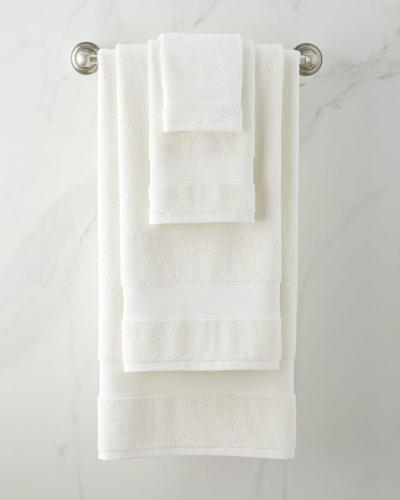 Ralph Lauren Dawson Organic Cotton Hand Towel In Alabaster