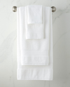 Ralph Lauren Dawson Organic Cotton Wash Towel In Oxford White