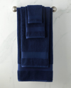 Ralph Lauren Dawson Organic Cotton Wash Towel In Blue