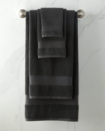 Polo Ralph Lauren Dawson Organic Cotton Hand Towel In Stdm Gray