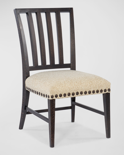 Hooker Furniture Big Sky Dining Side Chair In Charred Timber