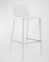 Euro Style Kalle 30" Bar Stool In White