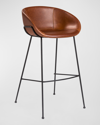 Euro Style Zach 30" Bar Stools, Set Of 2 In Brown
