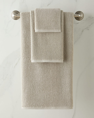 Kassatex Veneto Aegean Cotton Towel Collection In Light Grey