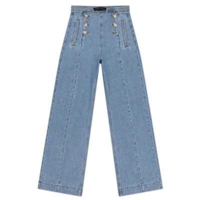 Seventy + Mochi Marie Jeans Summer Vintage In Blue