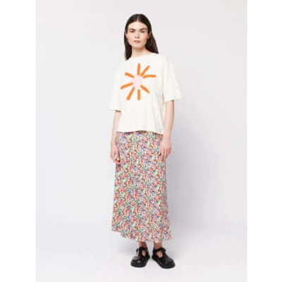 Bobo Choses Confetti Print Flared Skirt In Multi