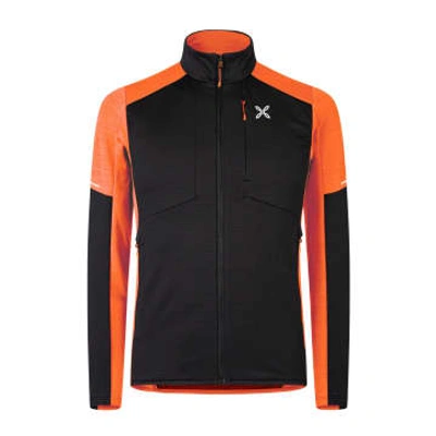 Montura Rock Alp Men's Black/brilliant Orange Shirt