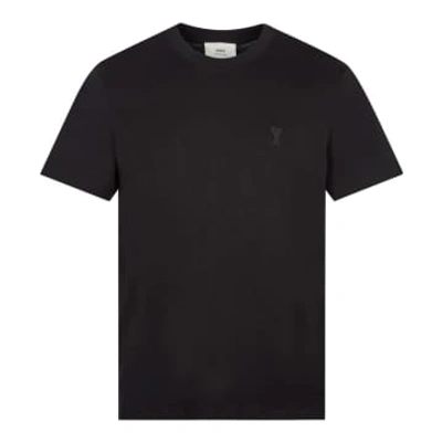 Ami Alexandre Mattiussi Tonal Adc T-shirt In Black