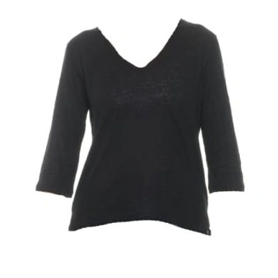 Majestic T-shirt For Woman M011-fts598 002 In Black