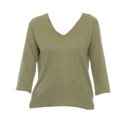 Majestic T-shirt For Woman M011-fts598 155 In Green