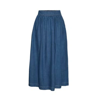 Moss Copenhagen Mid Blue Shayla Hw Skirt