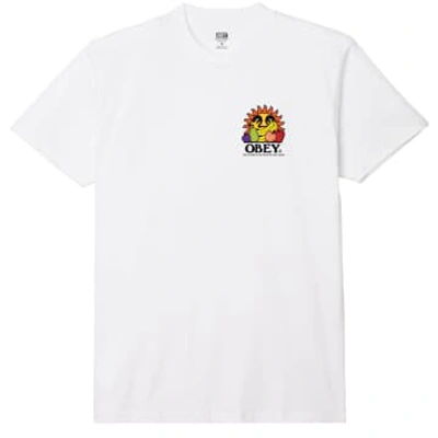 Obey The Future Is The Fruits Of Our Labor T-shirt In White