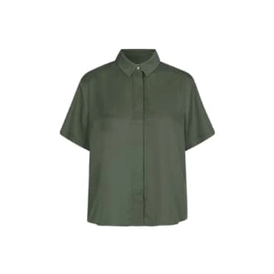 Samsoesamsoe Camisa Mina Ss 14028 In Green