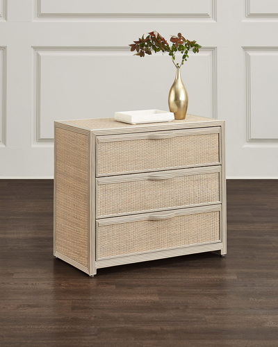 Interlude Home Melbourne 3-drawer Chest In Neutral