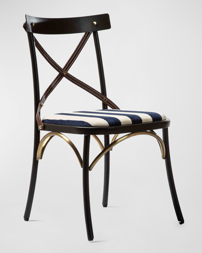 Mackenzie-childs Flatiron Chair In Navy