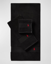 Ralph Lauren Polo Player Cotton Towel Collection In Polo Black