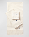 Ralph Lauren Polo Player Hand Towel In White Sands