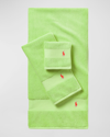 Polo Ralph Lauren Polo Player Hand Towel In Kiwi Lime