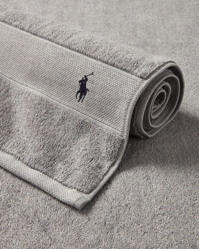 Ralph Lauren Polo Player Tub Mat In Gray