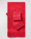 Polo Ralph Lauren Polo Player Hand Towel In Petal Red