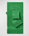 Ralph Lauren Polo Player Bath Towel In Green