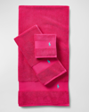 Ralph Lauren Polo Player Bath Towel In Pink