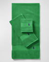 Ralph Lauren Polo Player Wash Towel In Green