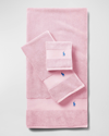 Ralph Lauren Polo Player Wash Towel In Carmel Pink