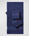 Ralph Lauren Polo Player Hand Towel In Newport Navy