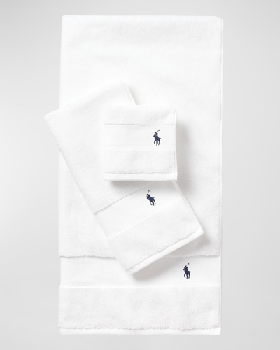 Ralph Lauren Polo Player Bath Towel In White