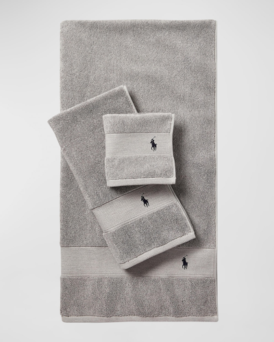 Polo Ralph Lauren Polo Player Bath Towel In Andover Heather