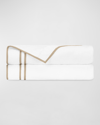 Home Treasures Ribbons Bath Mat, Monogrammed In Wh/candlelight