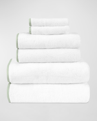 Home Treasures Bodrum Bath 6-piece Set, Monogrammed In Green