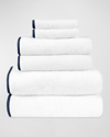 Home Treasures Bodrum 6-piece Turkish Terry Cloth Bath Towel Set In Blue