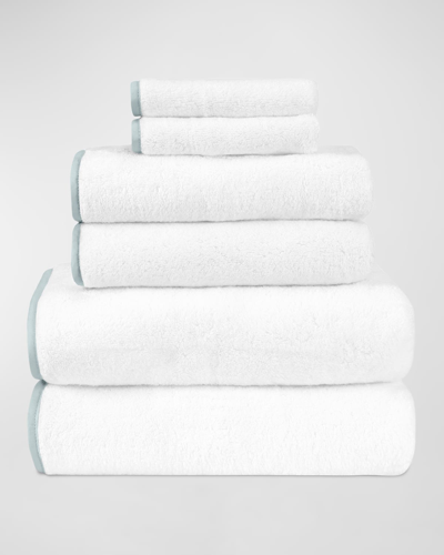 Home Treasures Bodrum 6-piece Turkish Terry Cloth Bath Towel Set In White