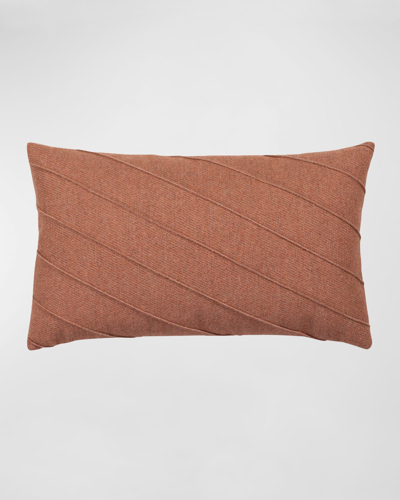 Elaine Smith Uplift Indoor/outdoor Lumbar Pillow, 12" X 20" In Clay