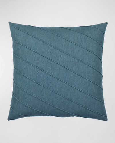 Elaine Smith Uplift Indoor/outdoor Pillow, 20" Square In Blue