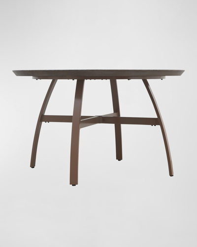 Neuwood Living Ming Round Outdoor Dining Table In Brown