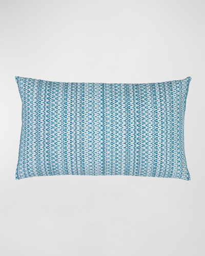 Elaine Smith Kaleidoscope Lumbar Pillow, 12' X 20" In Blue