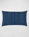 Elaine Smith Kaleidoscope Lumbar Pillow, 12' X 20" In Blue