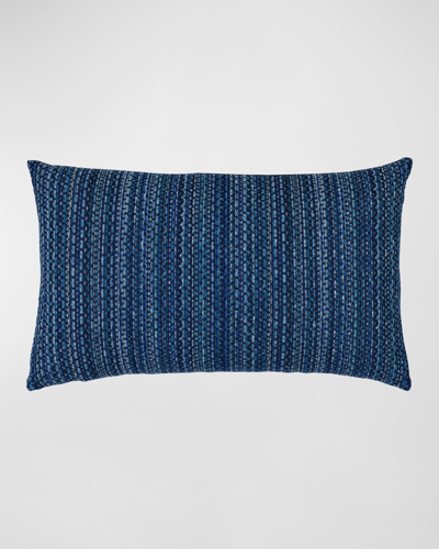 Elaine Smith Kaleidoscope Lumbar Pillow, 12' X 20" In Blue