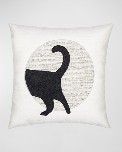 Elaine Smith Unconditional (tail) Pillow, 20" Square In Black
