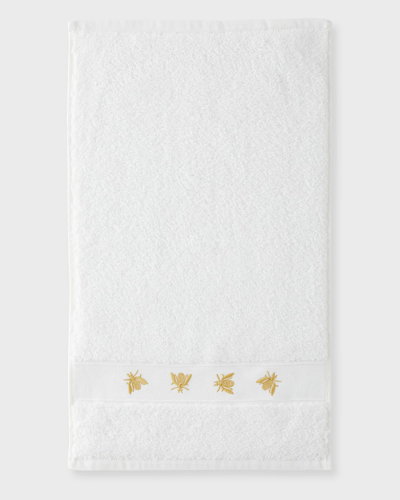 Tl At Home Mel 6-piece Bath Towel Set In White/light Gold
