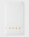 Tl At Home Mel Guest Towels, Set Of 2 In White